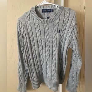 Men’s gray Ralph Lauren sweater